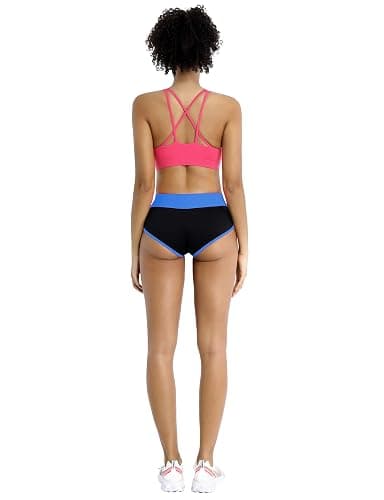 BUBBLELIME Women's 2.5"/4"/5" High Waist Workout Shorts Tummy Control 4 Way Stretch Yoga Running Shorts with Side Pockets thumbnail 4