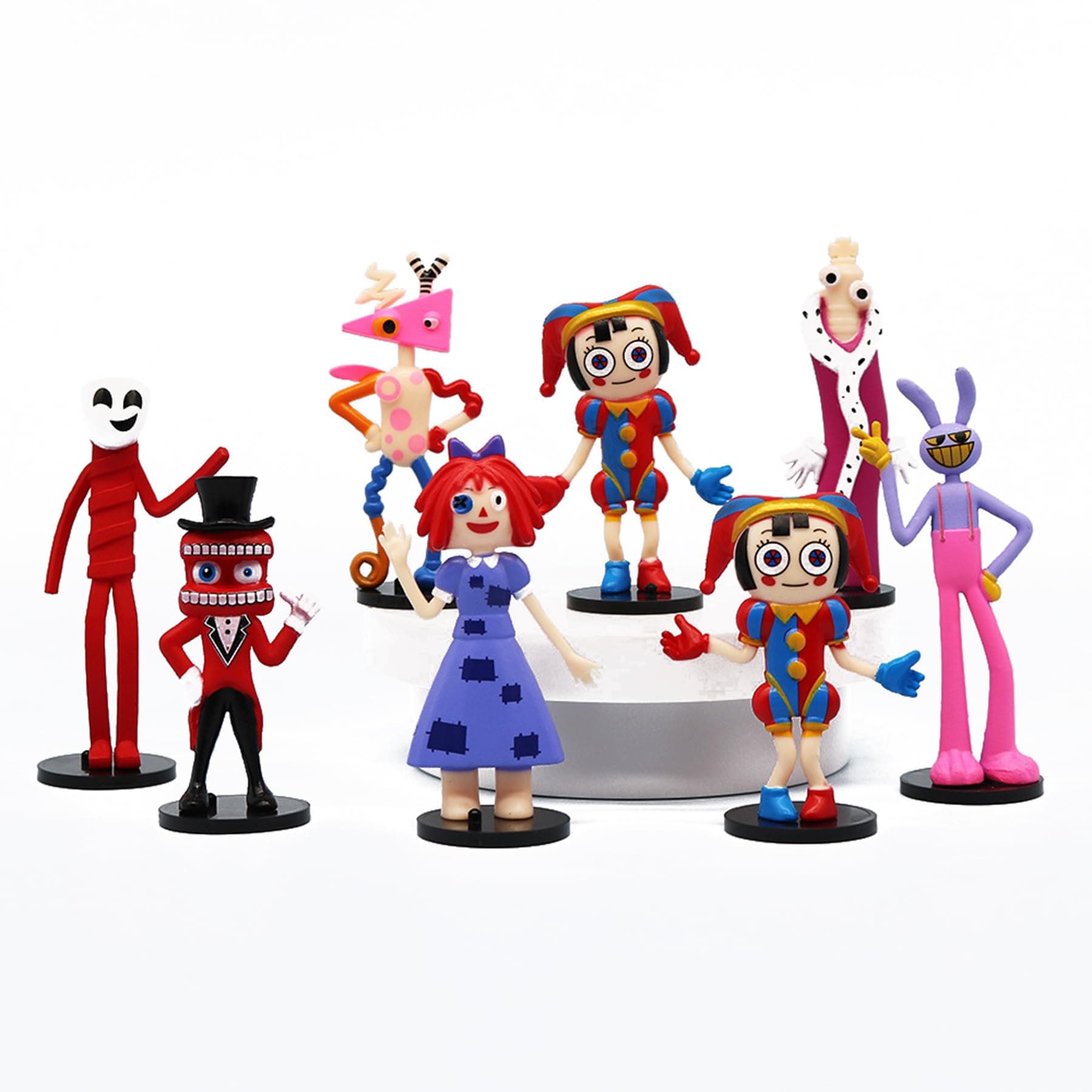 The Amazing Digital Circus Toy,8 PCS The Amazing Digital Circus Action Figure TADC Figure Set thumbnail 9