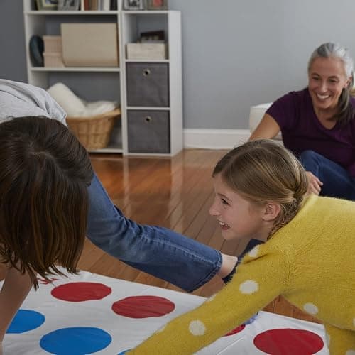 Hasbro Twister Party Classic Board Game for 2 or More Players,Indoor and Outdoor Game for Kids 6 and Up,Packaging May Vary - Red, Yellow, Blue, Green, White thumbnail 10