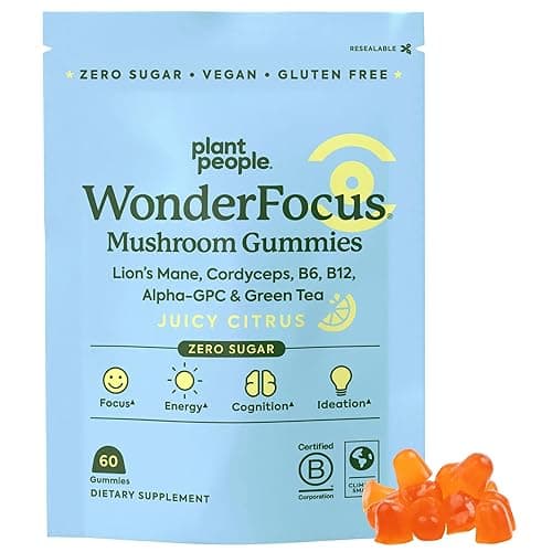 WonderFocus Mushroom Gummies by Plant People