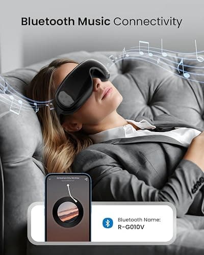 RENPHO Eyeris 3 Eye Massager with Heat and Cooling, FSA Eligible HSA, Birthday Christmas Gifts for Women Men Him Her, Voice Control Eye Mask for Migraines, Eye Care with DIY Massage, Reduce Dry Eyes thumbnail 8