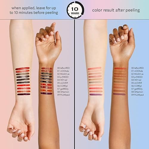 Sacheu Lip Liner Stay-N - Peel Off Lip Stain. Long Lasting Matte Lip Tattoo, Transfer Proof Lipstain Infused with Hyaluronic Acid & Vitamin E, for All Skin Types. Vegan and Cruelty-Free, p-INKED - 0.12 Fl Oz (Pack of 1) - p-INKED thumbnail 6