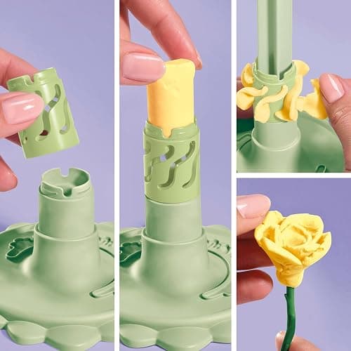 Play-Doh Blooms Meadow Flower Bouquet Making Kit | Floral Crafts for Adults & Teens, DIY Relaxing Home Décor Set thumbnail 6