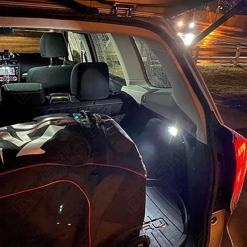 BRISHINE White Interior LED Lights Kit for Subaru Outback 2000 2001 2002 2003 2004 2005 2006 2007 2008 2009 Super Bright 6000K LED Interior Light Bulbs Package + License Plate Lights and Install Tool thumbnail 6