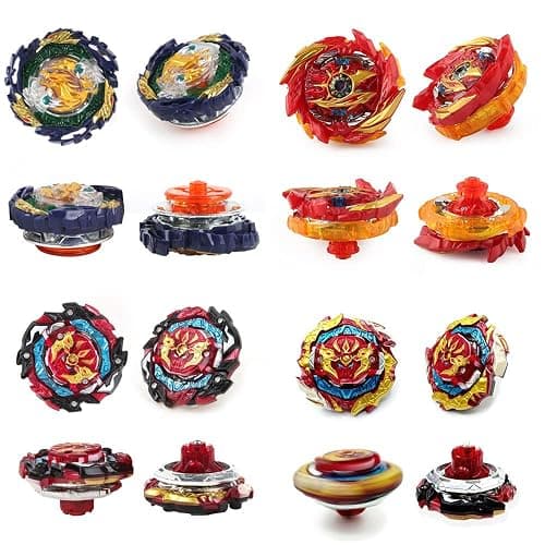 Bey Battle Burst Gyro Blade Toy Set Great Present for Kids Children Boys Ages 6 8 10 12+ Metal Fusion Attack Top Battling Game 10 Spinning Tops 2 Two-Way Launcher 2 Handles thumbnail 2
