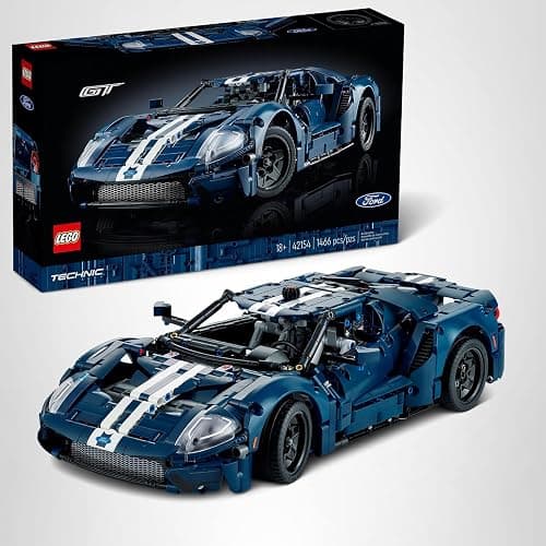 LEGO Technic 2022 Ford GT Building Set for Adults - Collectible Kit W/Authentic Features, Ages 18+ - 1:12 Scale - Gifts for Men & Women - Display as Bedroom or Home Decor - 42154 thumbnail 9
