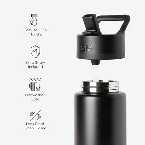 Simple Modern Kids Summit Water Bottle with Straw Lid | Marvel Spider Man 18oz Stainless Steel Cup Insulated Tumbler for Toddlers, Boys, School | Spidey Kid thumbnail 4
