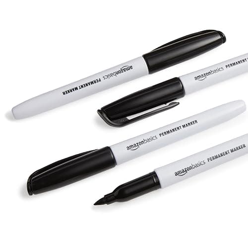 Amazon Basics Fine Tip Point Permanent Markers for Office, School, and Home Use, Assorted Colors, 24 Pack thumbnail 6
