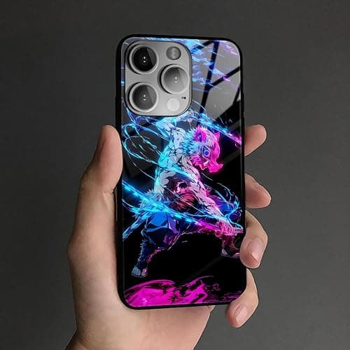 Akatxezy Inosuke Secure Grip Anime Case: Enhanced Texture Manga Design Protective Cover for No-Slip for iPhone 14 thumbnail 5