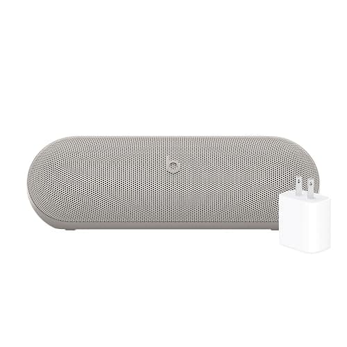 Beats Pill x Kim Kardashian - Wireless Bluetooth Speaker with 20W Power Adapter - Light Gray thumbnail 2