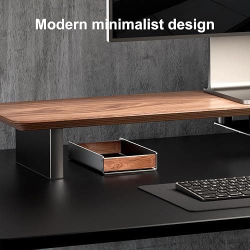 UPERGO Desk Tray Organizer Drawer for Home Office, Walnut Desk Organizer Tray for Keys, Pen, Watch thumbnail 7