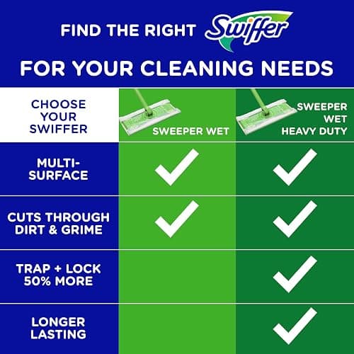 Swiffer Sweeper Wet Mopping Cloths, Mops for Floor Cleaning, Open-Window Fresh, 24 Count thumbnail 9