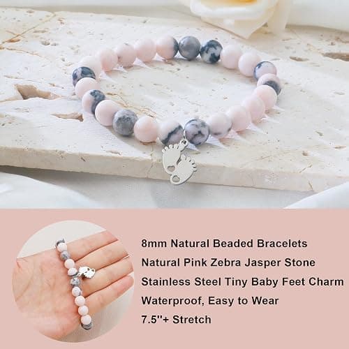 Sereney Mothers Day Gifts for Mom Grandma Daughter 1st New Mom Sister Step Mother Wife Girlfriend Best Friends, Pearl Bracelet as Graduation Gift for Her, Beaded Bracelets as Birthday Gifts for Women thumbnail 3