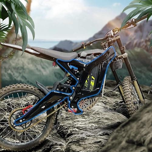 OICCTBF Frame Guards Kit,Gloss Black Body Frame Fairing Protective Cover Protector Guard Sticker Side Body Panel Side Spoiler Cowl Accessoires for Sur Ron Light Bee X LBX Segway X260 X160 thumbnail 9