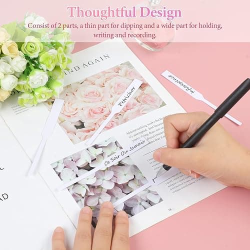 Ninsula 300P Perfume Tester Strips, Disposable Fragrance Tester Strips, Paper Scent Strips for Essential Oils, Fragrances, Diffuser, Aromatherapy Testing thumbnail 4