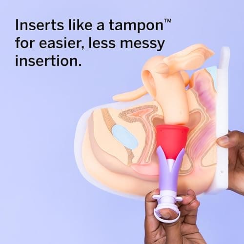 Pixie Menstrual Cup Applicator - Inserts Like A Tampon - Every Woman Can Now Use Period Cups - Perfect for Long Nails - Self Sanitizer TPE Properties - Travel Case (Cup Applicator) thumbnail 4