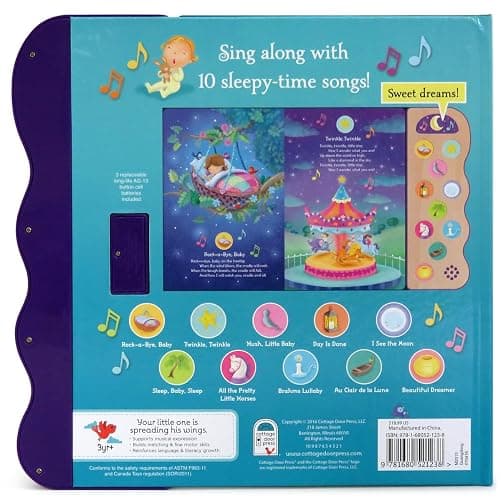 Bedtime Songs: 11-Button Interactive Children's Sound Book (Early Bird Song) thumbnail 7