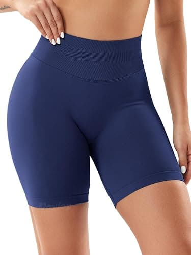 VOYJOY Women Workout Impact Shorts 2.5"/ 3.6"/ 4.5"/ 6" Scrunch Butt Lifting Gym Seamless Booty Biker Shorts thumbnail 4