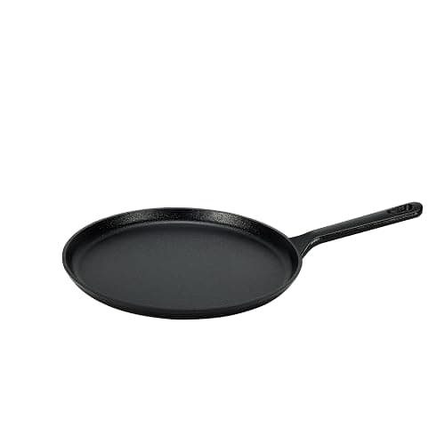 Amazon Basics Pre-Seasoned Cast Iron 5-Piece Cookware Set, Oven Safe, Cooks Evenly, 14.17 x 12.2 x 10.63 in, Black thumbnail 5