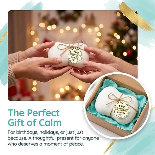 Crunchy Soap Squishy, Asmr Crunchy Squishy, Slow Rising Soap Squishy Toys | Squishy Crunchy Soap Fidget Toys, Squishy Sensory Toys, Squishy Stress Relief Toys,Stress Balls,for Kid & Adult, Party Favors thumbnail 6