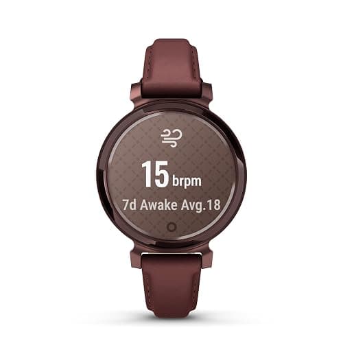 Garmin Lily 2, Small and Stylish Smartwatch, Hidden Display, Patterned Lens, Up to 5 Days Battery Life, Mulberry thumbnail 3