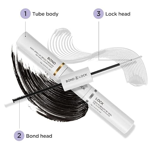 BEYELIAN Lash Bond and Seal, Cluster Lash Glue for Individual Cluster Lashes DIY Eyelash Extensions Latex Free Aftercare Sealant with Mascara Wand Super Strong Hold 72 Hours thumbnail 7