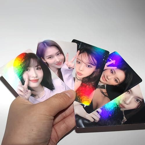 PYAJUU KPOP TWICE Photocards 50PCS TWICE Laser Photocards Album Photo Cards Gift for Fans Kpop Gift Set thumbnail 2