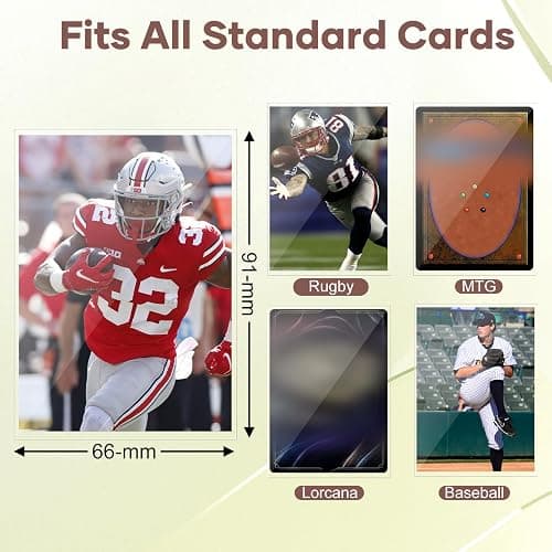 Mlikero 600 Count Card Sleeves, Clear Soft Trading Card Sleeves, Polypropylene (PP), Fit for MTG, TCG, Baseball, Football, Game Cards thumbnail 5