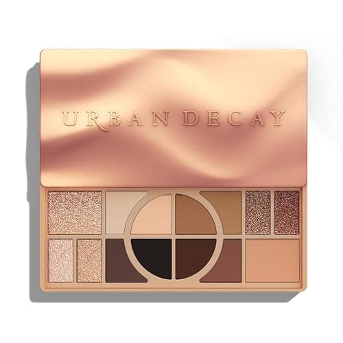 Urban Decay Naked Shaped Eyeshadow Palette - Multi-Use Neutral Eye & Face Palette, 14 Crease & Transfer-Resistant Shades, Up to 16HR Wear, Sculpting Creams, Defining Powders, Shimmer Highlighters - Image 1