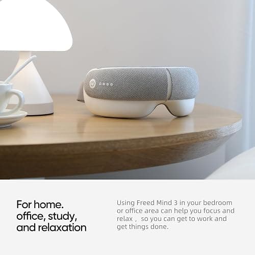 Eye Massager & Bluetooth Heat Sleep mask,Parents Gift Sets |With storage bag & greeting card | Migraine Relief,Relaxation,Bedtime Stress Relief | White Noise,3D airbag kneading| Smart Head Massager thumbnail 4