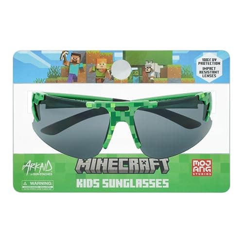 ARKAID Official Minecraft Boys Sunglasses | UV400 | One Size Fits Most Kids thumbnail 6