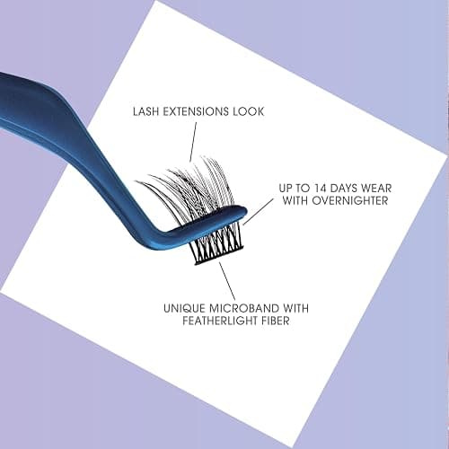 FALSCARA False Eyelash Clusters Special All Inclusive Starter Kit, Bond & Seal, Precision Applicator, Overnighter & Remover, 36 Lengthening 10mm-14mm Sporty Rounded Natural Volume Lash Extension Wisps thumbnail 3