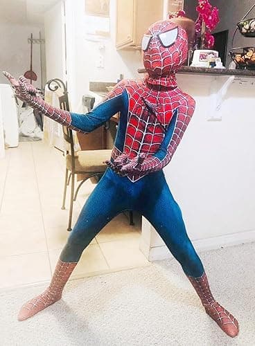 WMFYER Halloween spideman Cosplay Costume - L: Height 47"-51"