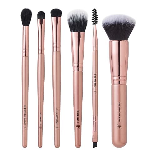 e.l.f. Flawless Face Kit, 6-Piece Brush Collection, Brushes For Face, Eyes & Brows, Made With Synthetic Bristles, Vegan & Cruelty-Free thumbnail 4