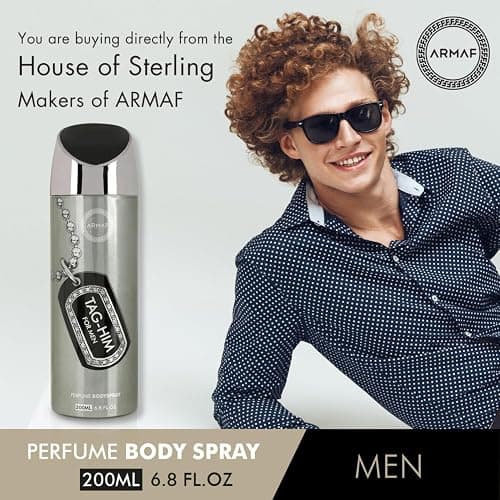 Armaf Tag Him Perfume Body Spray for Men, 6.8 Ounce thumbnail 4