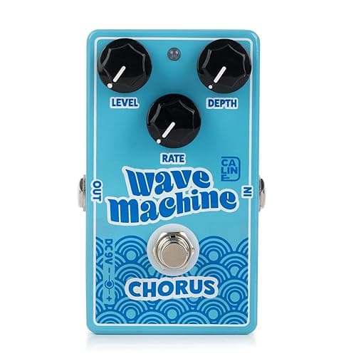Caline CP-505 Wave Machine Chorus Guitar Effect Pedal True Bypass Aluminum Alloy Casing Blue - Image 1