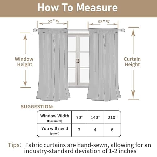 LAMIT 95 Inches Long Fresh Green Linen Curtains for Living Room, Back Tab and Rod Pocket Semi Sheer Curtains Light Filtering Farmhouse Drapes for Bedroom/Dining Room, Set of 2, 52 x 95 Inch thumbnail 2