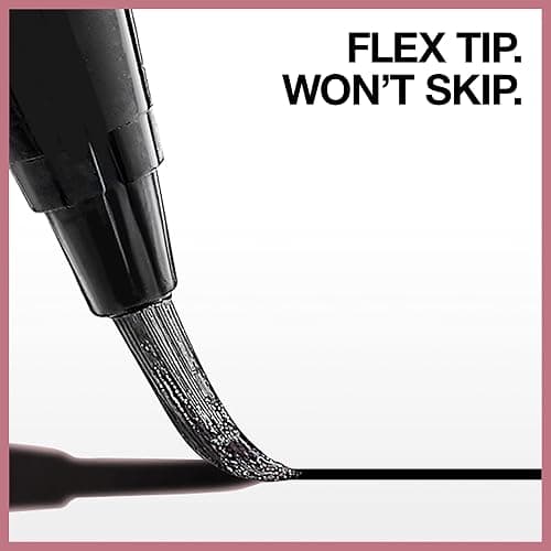 MAYBELLINE New York Hyper Easy Liquid Pen No-Skip Waterproof Eyeliner, Satin Finish, Pitch Brown thumbnail 2
