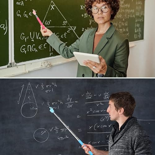 8Pcs Telescopic Teachers Pointer, Extendable Hand Pointer Finger Pointer Stick, Mini Retractable Classroom Pointer for Elementary School Kindergarten Teacher, Classroom Supplies (Multicolor) thumbnail 6