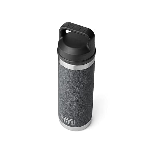 YETI Rambler 18 oz Bottle, Leakproof, Vacuum Insulated, Stainless Steel with Chug Cap, Black Stone thumbnail 5