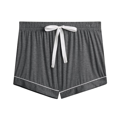 Cherrydew Women Bamboo Viscose Super Soft Comfy Summer Cooling Short Sleeve Button Down Pajama Shorts Set S-XXL thumbnail 5