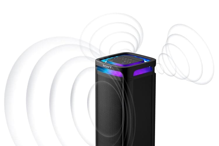 Sony ULT TOWER 9AC - Ultimate Bluetooth Party Speaker, Mains Powered, 2 x ULT POWER SOUND modes, X-Balanced Speaker, 360 Lighting & Sound, Karaoke Inputs - Black thumbnail 25