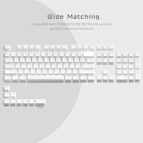 Womier Keycaps - Jelly Keycaps White thumbnail 5