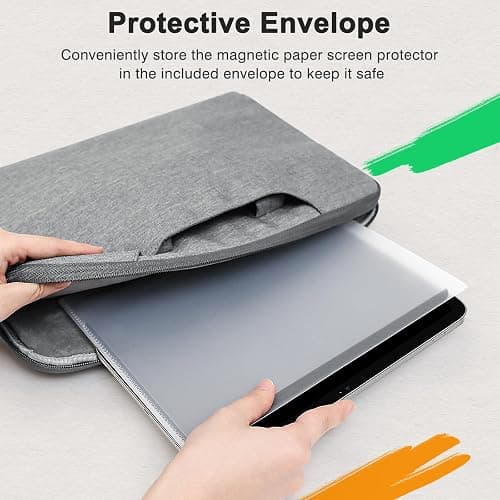 SPARIN Paper Magnetic Screen Protector for iPad A16 11th/10th generation (2025-11 Inch/ 2022-10.9 Inch,) Detachable Matte Finish Film, Write and Draw Like on Paper, Reusable, Removable, Anti Glare thumbnail 8