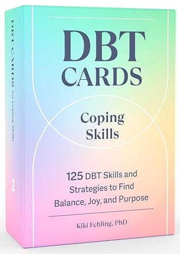 DBT Cards for Coping Skills: 125 DBT Skills and Strategies to Find Balance, Joy, and Purpose - Image 1