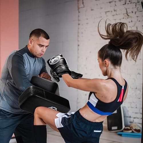 Cididu 3-in-1 Kids Boxing Set, Punching Gloves Mitts Kick Pad for Beginners, Sports Kickboxing Training Set for Youth Child Boxing, Karate, Taekwondo, Muay Thai, MMA Training thumbnail 8