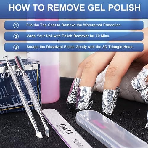 2PCS Metal Silver Cuticle Pusher and Scraper, Nail Trimmer Cutter Stainless Steel Gel Scraper Tool, Nail Polish Remover Peeler Durable Salon Manicure Pedicure Cleaner for Fingernail and Toenail thumbnail 5