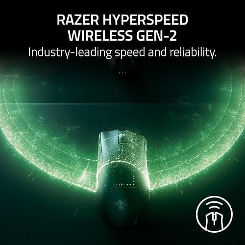 Razer DeathAdder V4 Pro Wireless Gaming Mouse: 56g Lightweight - HyperSpeed Wireless Gen-2 - Optical Scroll Wheel - Optical Switches Gen-4 - Focus Pro 45K Sensor Gen-2 - Up to 150 Hr Battery thumbnail 5