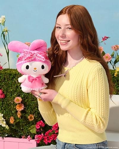 Jazwares Hello Kitty® and Friends - 8-Inch My Melody™ Pajama Party Plush - Officially Licensed Sanrio® Product from Ages 6+ thumbnail 2
