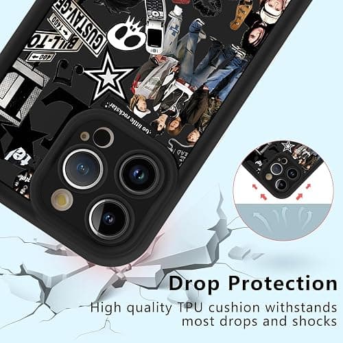 2 Stück Silicone Handyhülle für Apple iPhone 8 iPhone 7 iPhone SE 2022/2020 Hülle 4.7", Stoßfeste Schutzhülle mit Tokio Hotel Pop-Rock-Band Cool Aesthetic Design Muster TPU Junge Cover Case, Cool - für iPhone 8 7 iPhone SE 2022/2020 - Cool thumbnail 5